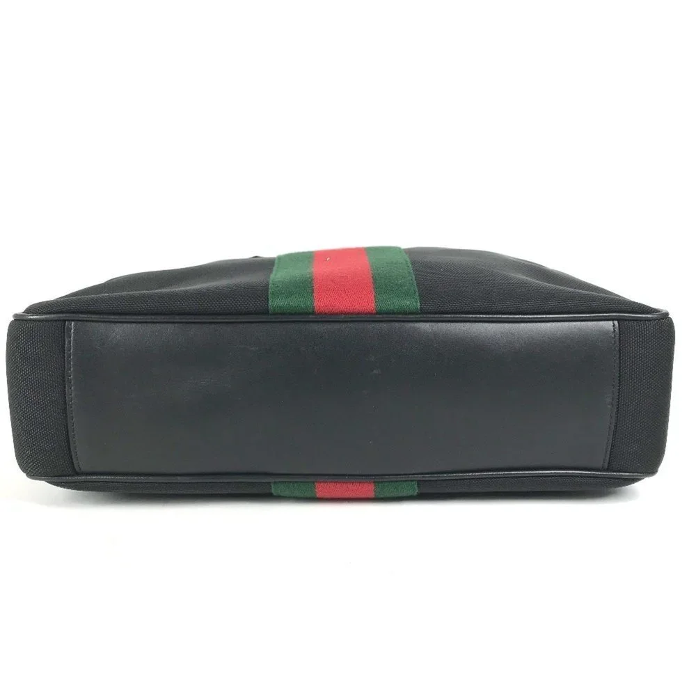 GUCCI Black Leather Shoulder Bag - Picture 5 of 14